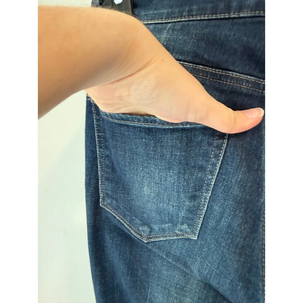 Lucky Brand Women Dark Wash High Rise Skinny Jeans 2/26 Regular Blue Denim